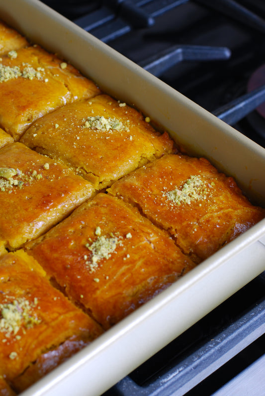 Persian Walnut Layer Cake - Nabat Banu