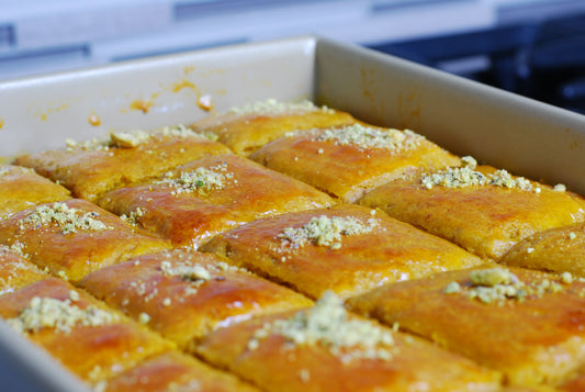 Persian Walnut Layer Cake - Nabat Banu